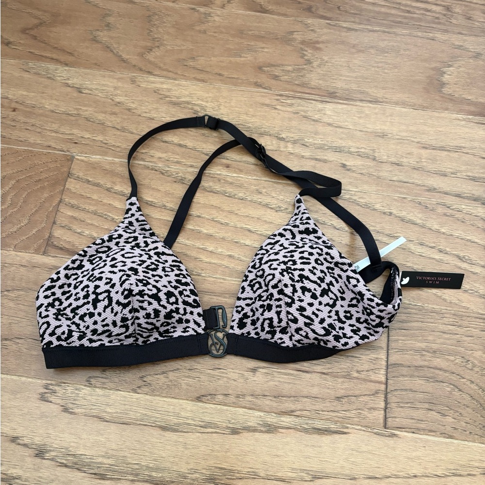 Victoria's Secret Leopard Print Bikini Top